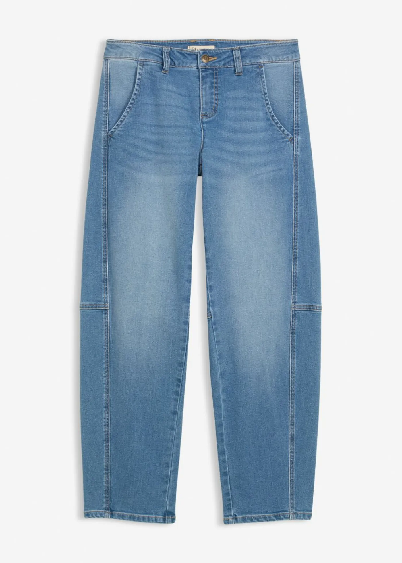 Mujer bonprix bonprix Vaqueros barrel, mid waist