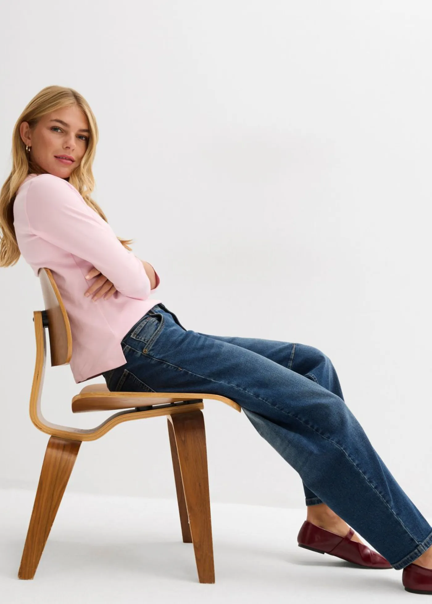 Mujer bonprix bonprix Vaqueros barrel, mid waist