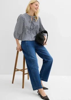 Mujer bonprix bonprix Vaqueros barrel, mid waist