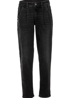 Mujer bonprix bonprix Vaqueros barrel, mid waist, elástico
