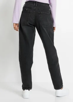 Mujer bonprix bonprix Vaqueros barrel, mid waist, elástico