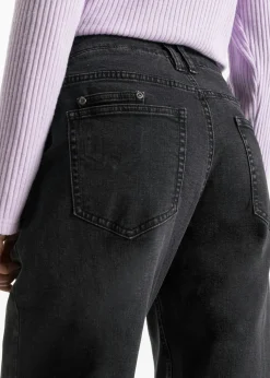 Mujer bonprix bonprix Vaqueros barrel, mid waist, elástico