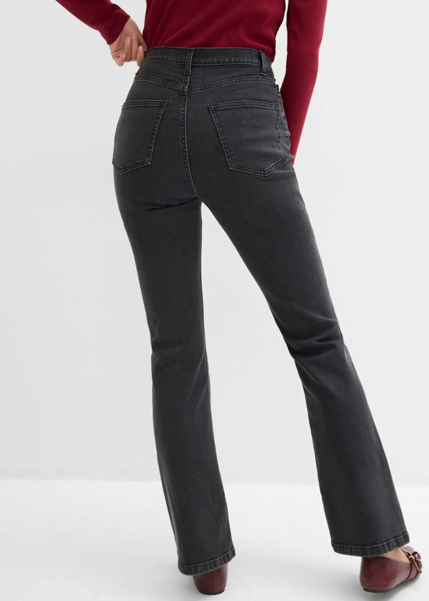 Mujer bonprix bonprix Vaqueros bootcut, high waist