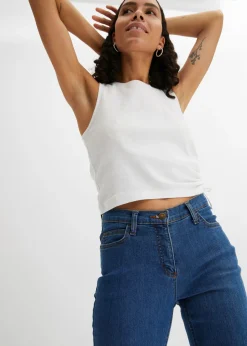 Mujer bonprix bonprix Vaqueros bootcut mid waist, elásticos