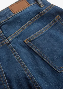 bonprix bonprix Vaqueros|Tallas Pequeñas>Vaqueros bootcut mid waist, elásticos Azul marino desgastado