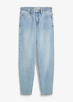 Mujer bonprix bonprix Vaqueros capri de talle alto con corte mom