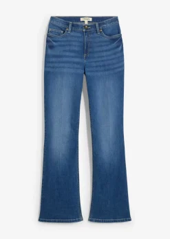 bonprix bonprix Vaqueros>Vaqueros con corte bootcut y talle medio denim medio usado