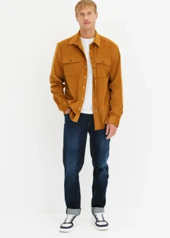 Hombre bonprix bonprix Vaqueros con corte regular, cómodo y tapered