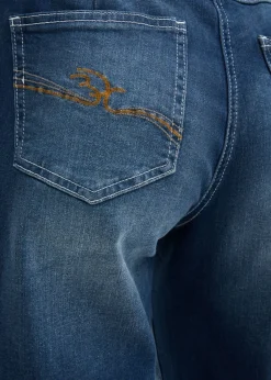 Mujer bonprix bonprix Vaqueros con pernera ancha, mid waist, con cintura cómoda