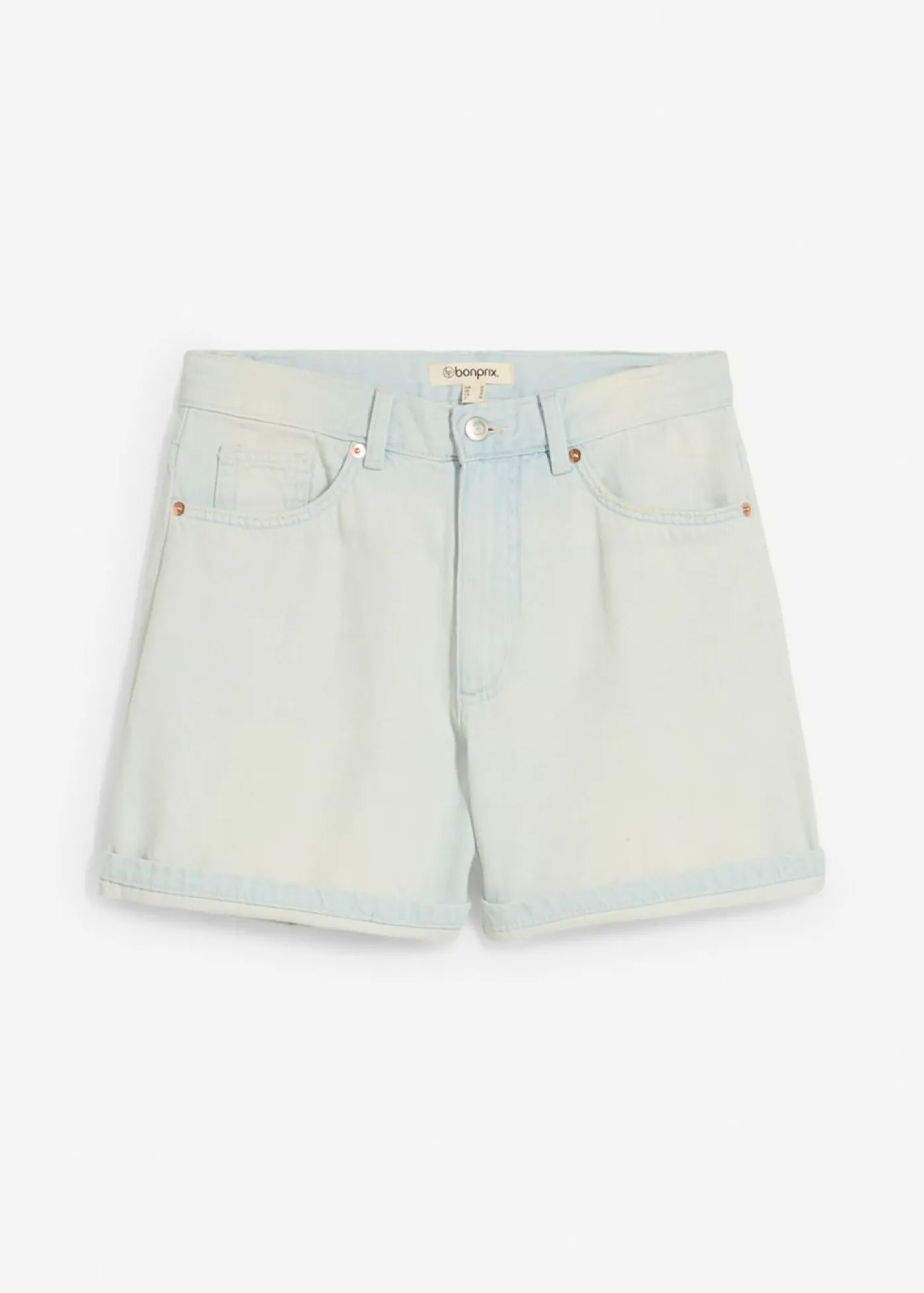 Mujer bonprix bonprix Vaqueros cortos poco elásticos con talle alto