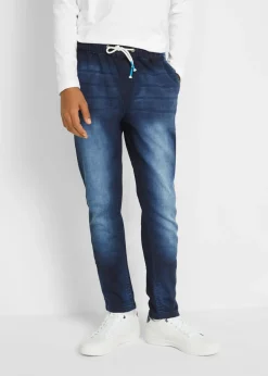 Niños bonprix bonprix Vaqueros de chándal sin cierre, regular fit, straight
