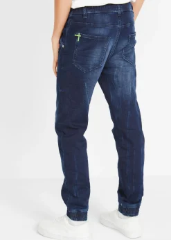 Niños bonprix bonprix Vaqueros de chándal sin cierre, regular fit, tapered