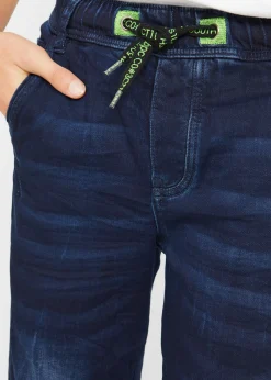 Niños bonprix bonprix Vaqueros de chándal sin cierre, regular fit, tapered