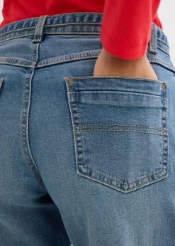 Mujer bonprix bonprix Vaqueros de pernera ancha, mid waist, largo completo