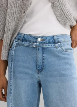 Mujer bonprix bonprix Vaqueros de pernera ancha, mid waist