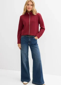 Mujer bonprix bonprix Vaqueros de pernera ancha, mid waist, largo completo