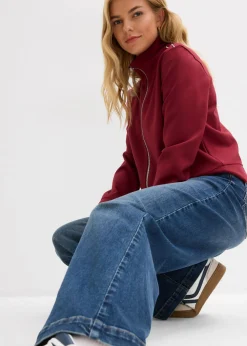 Mujer bonprix bonprix Vaqueros de pernera ancha, mid waist, largo completo