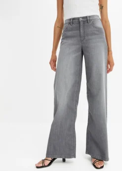 Mujer bonprix bonprix Vaqueros de pernera ancha, high waist