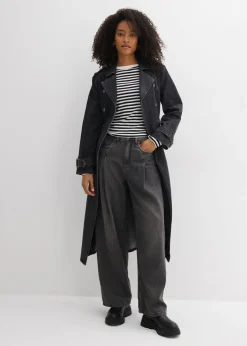 Mujer bonprix bonprix Vaqueros de pernera ancha, high waist