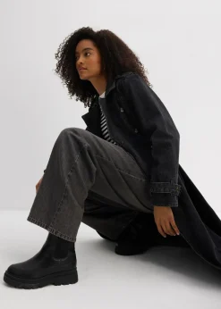 Mujer bonprix bonprix Vaqueros de pernera ancha, high waist