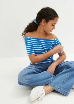 Niños bonprix bonprix Vaqueros de pernera ancha, mid waist