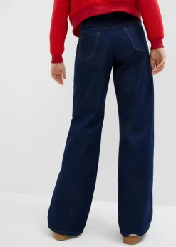 Mujer bonprix bonprix Vaqueros de pernera ancha, mid waist