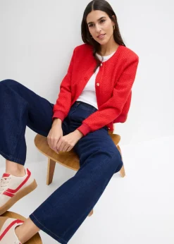 Mujer bonprix bonprix Vaqueros de pernera ancha, mid waist