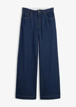 Mujer bonprix bonprix Vaqueros de pernera ancha, high waist