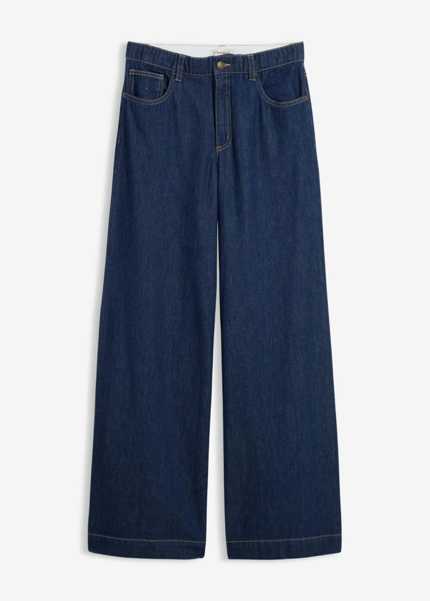 Mujer bonprix bonprix Vaqueros de pernera ancha, high waist