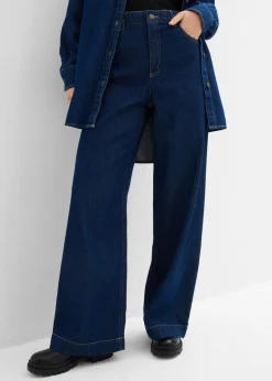 Mujer bonprix bonprix Vaqueros de pernera ancha, high waist