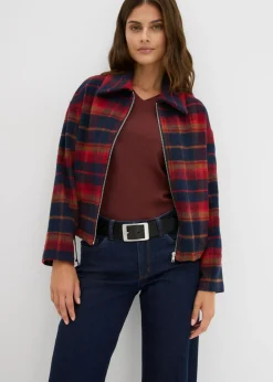 Mujer bonprix bonprix Vaqueros de talle medio de algodón orgánico con perneras anchas