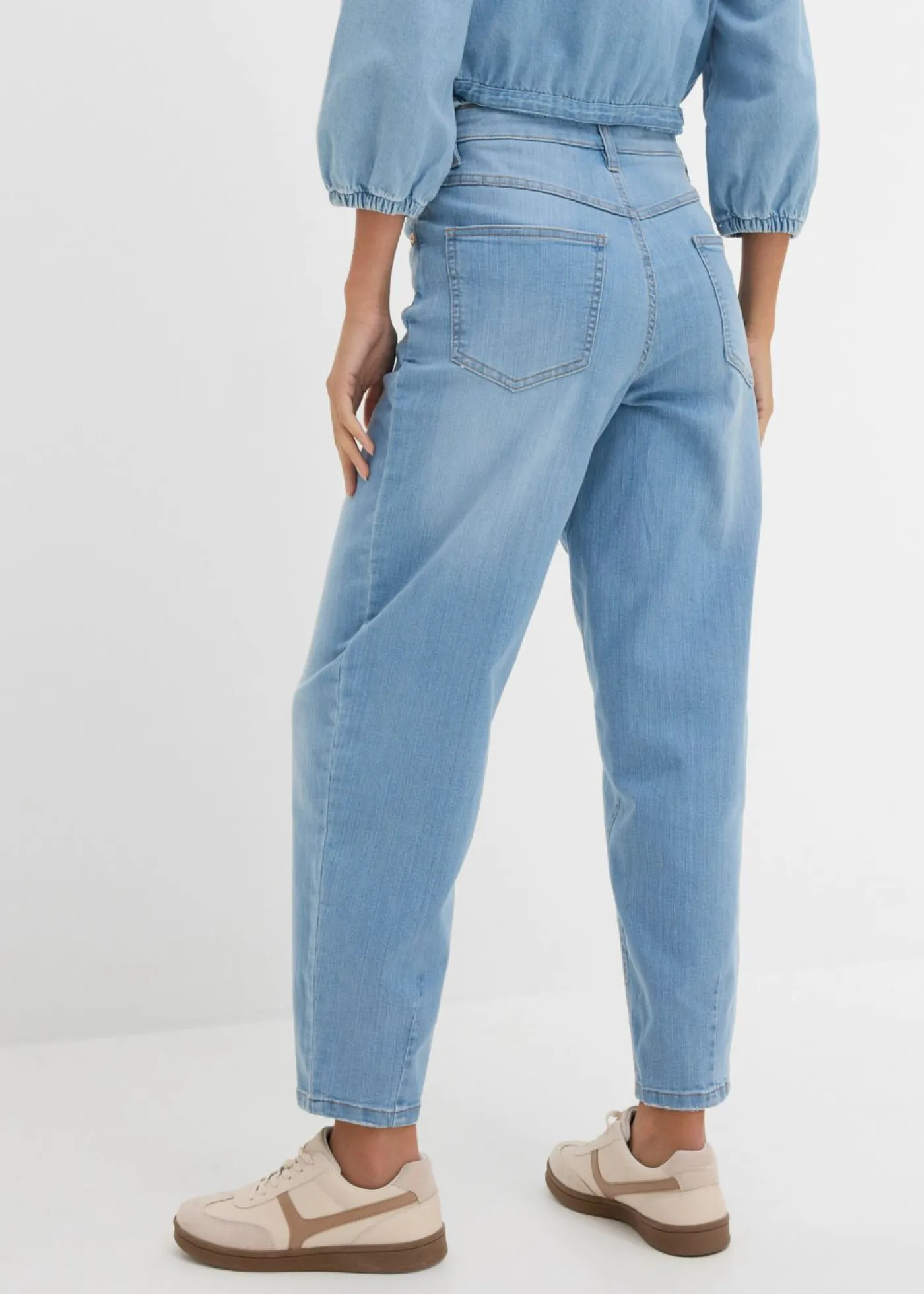 bonprix bonprix Vaqueros>Vaqueros elásticos Denim claro usado