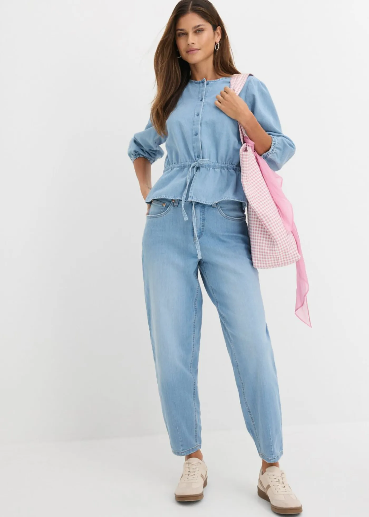 bonprix bonprix Vaqueros>Vaqueros elásticos Denim claro usado