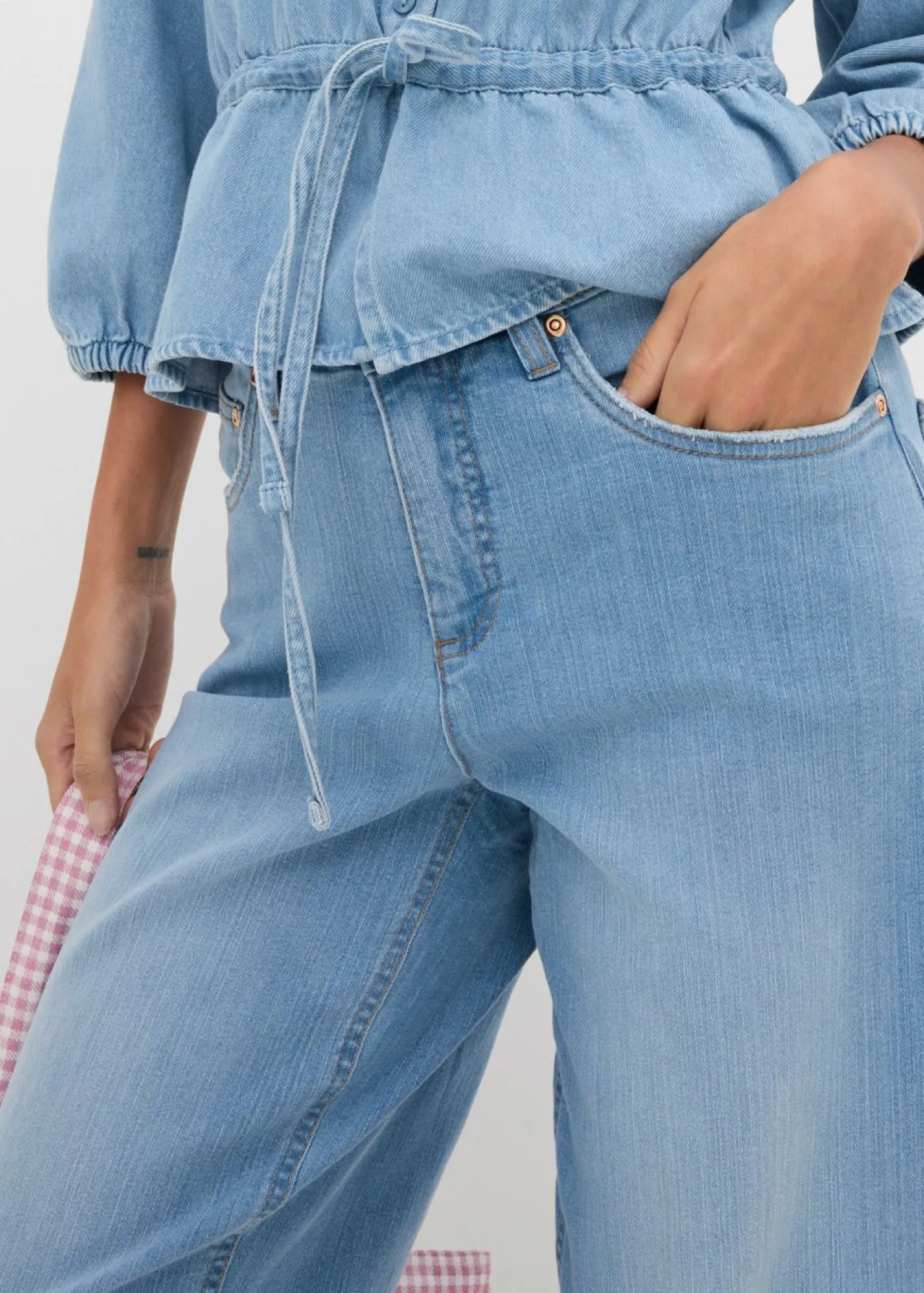 bonprix bonprix Vaqueros>Vaqueros elásticos Denim claro usado