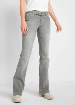 Mujer bonprix bonprix Vaqueros elásticos con corte bootcut y talle medio