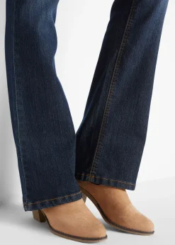 Mujer bonprix bonprix Vaqueros elásticos con corte bootcut y talle medio