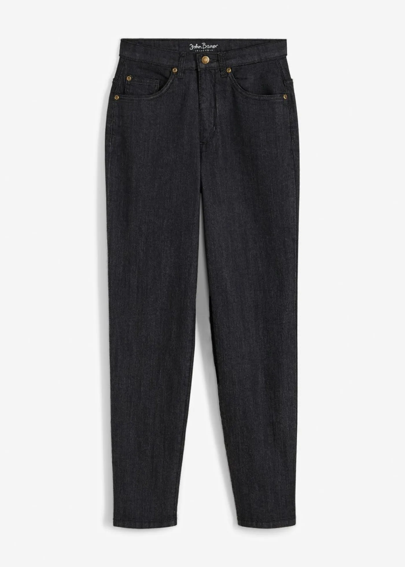 Mujer bonprix bonprix Vaqueros elásticos de cintura alta y corte mom