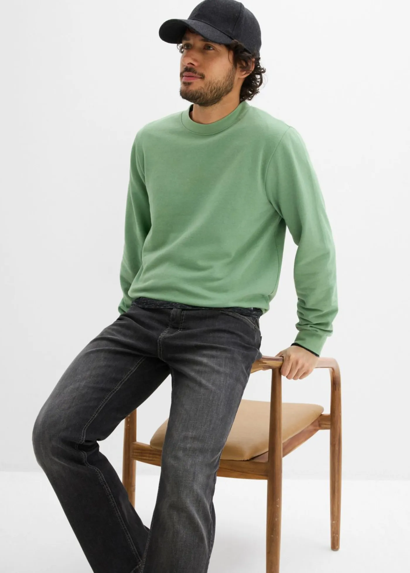 Hombre bonprix bonprix Vaqueros elásticos de corte regular y bootcut