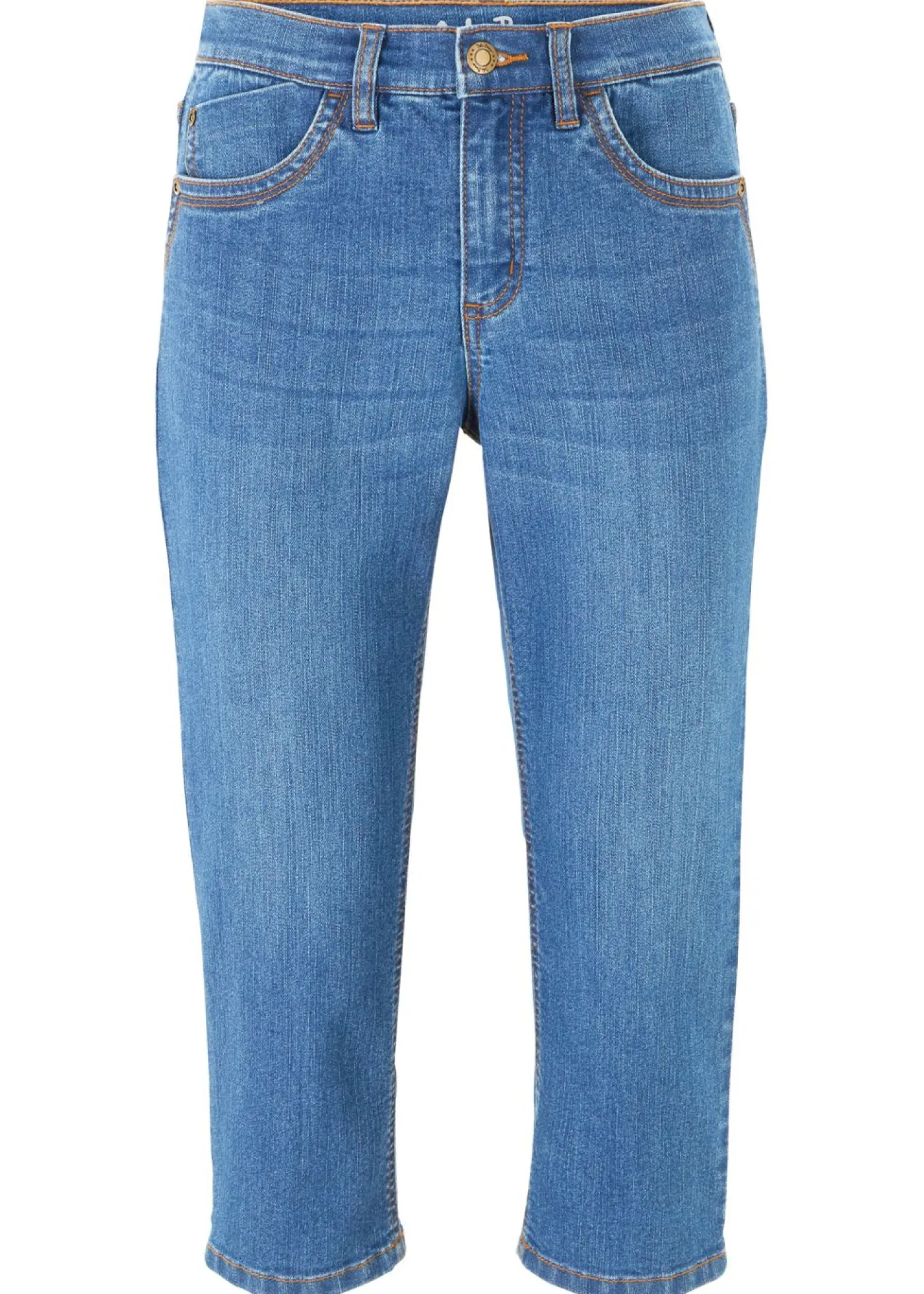 Mujer bonprix bonprix Vaqueros elásticos de corte capri