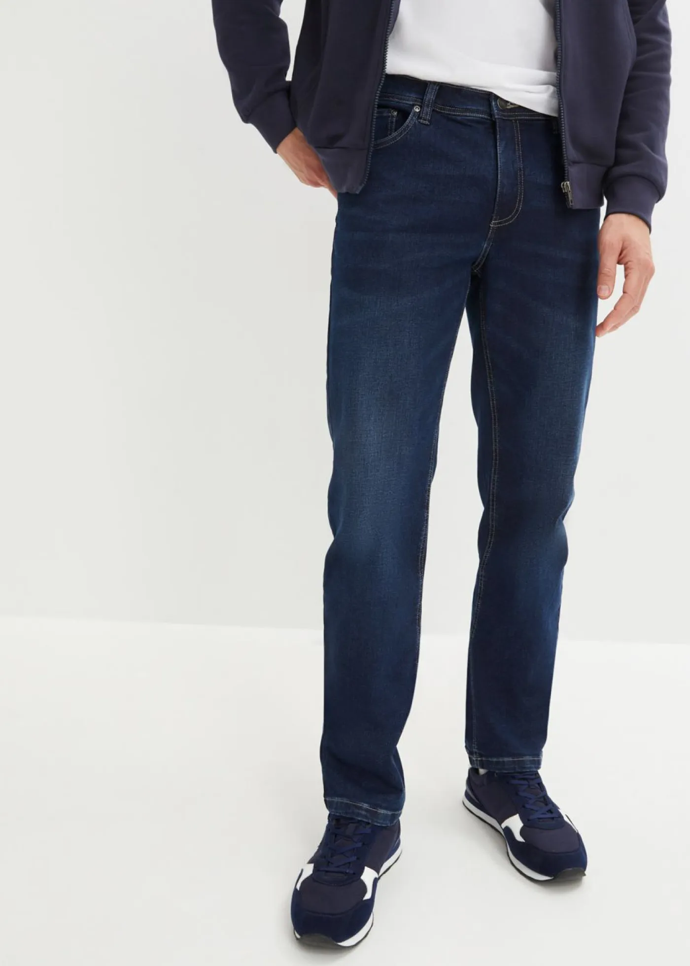 Hombre bonprix bonprix Vaqueros elásticos de corte regular y recto