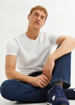 Hombre bonprix bonprix Vaqueros elásticos de corte regular y recto