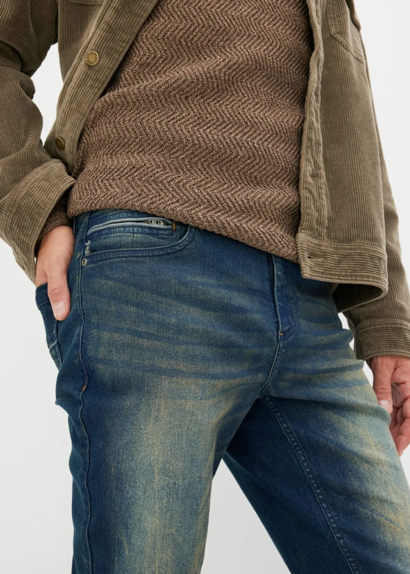 Hombre bonprix bonprix Vaqueros elásticos ligeros slim fit, straight