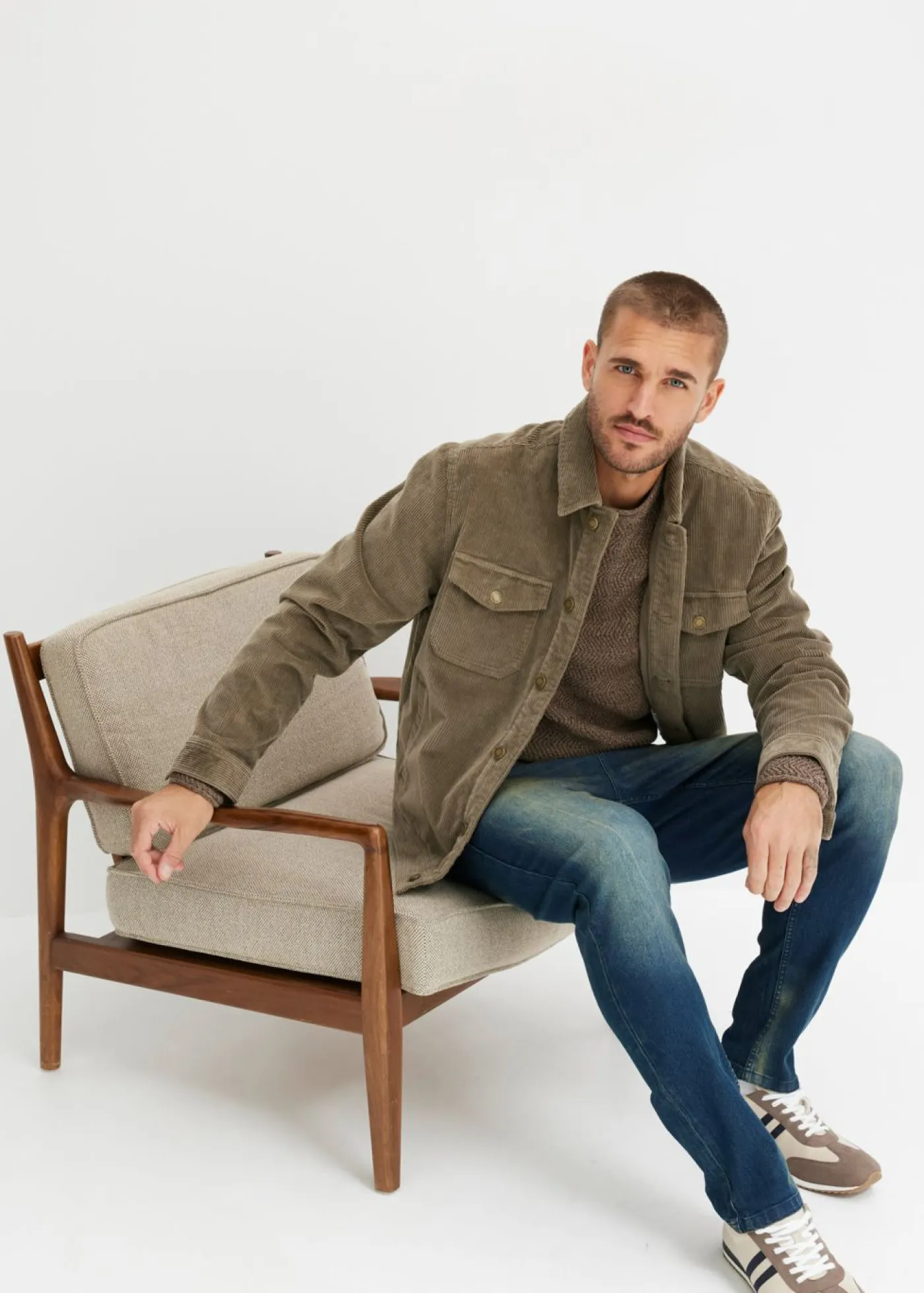 Hombre bonprix bonprix Vaqueros elásticos ligeros slim fit, straight