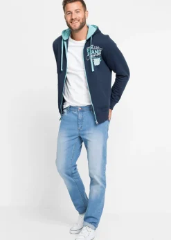 Hombre bonprix bonprix Vaqueros elásticos ligeros regular fit, straight (2 unidades)