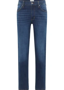 bonprix Mustang Jeans Vaqueros>Vaqueros elásticos Mustang Tramper con corte recto Azul piedra