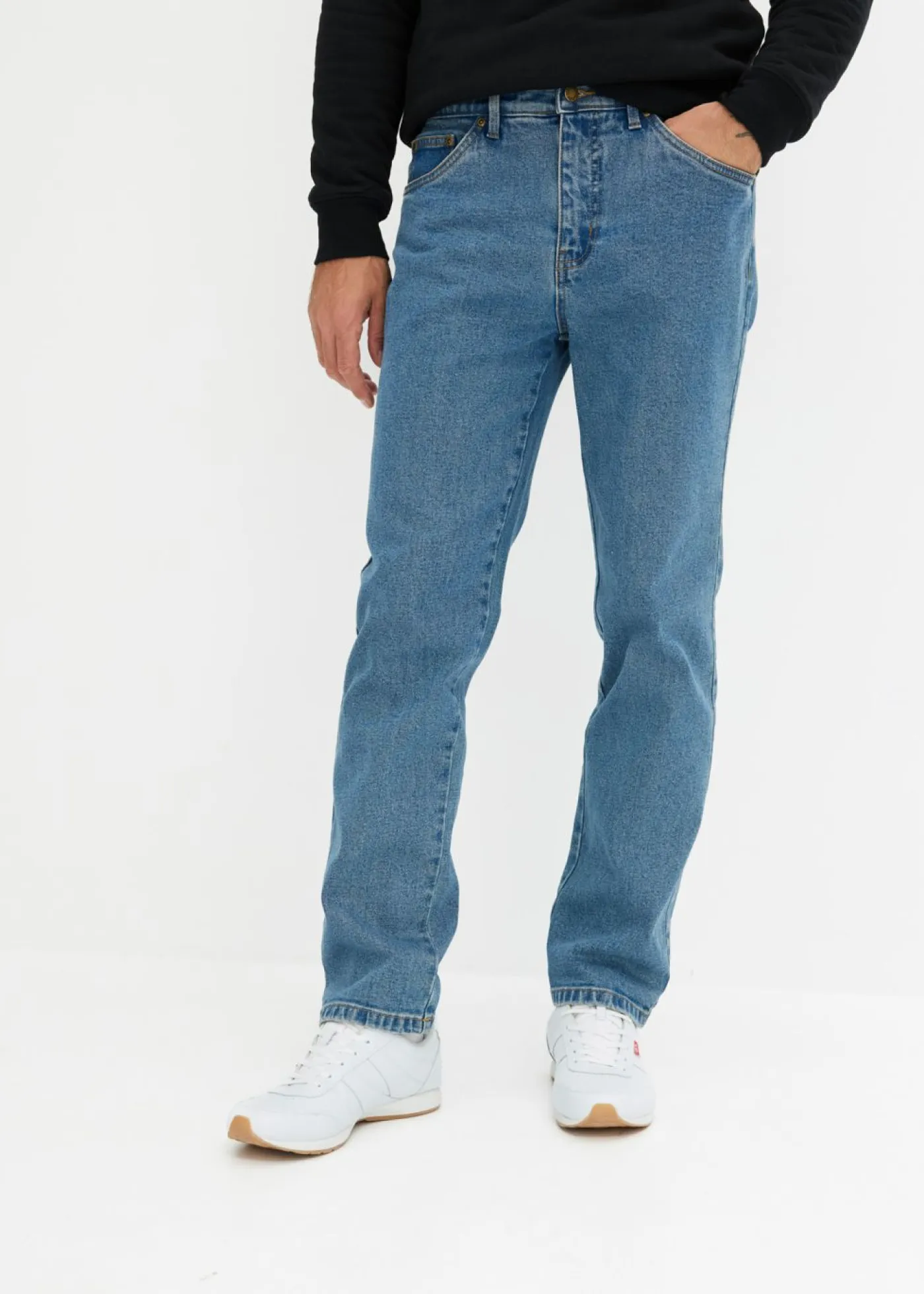 bonprix bonprix Vaqueros|Básicos En Rebajas>Vaqueros elásticos y corte clásico, straight Denim
