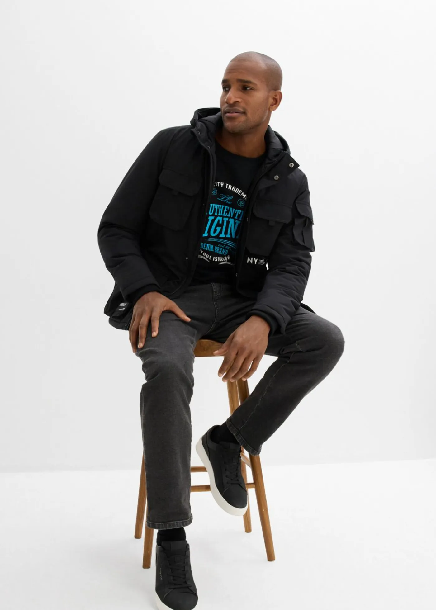 Hombre bonprix bonprix Vaqueros elásticos y corte clásico, straight