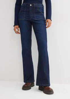 Mujer bonprix bonprix Vaqueros flared, high waist de algodón orgánico