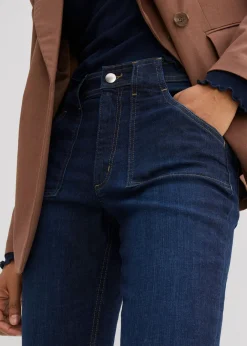 Mujer bonprix bonprix Vaqueros flared, high waist de algodón orgánico