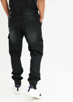 Hombre bonprix bonprix Vaqueros informales con corte regular, forma recta y cinturilla elástica